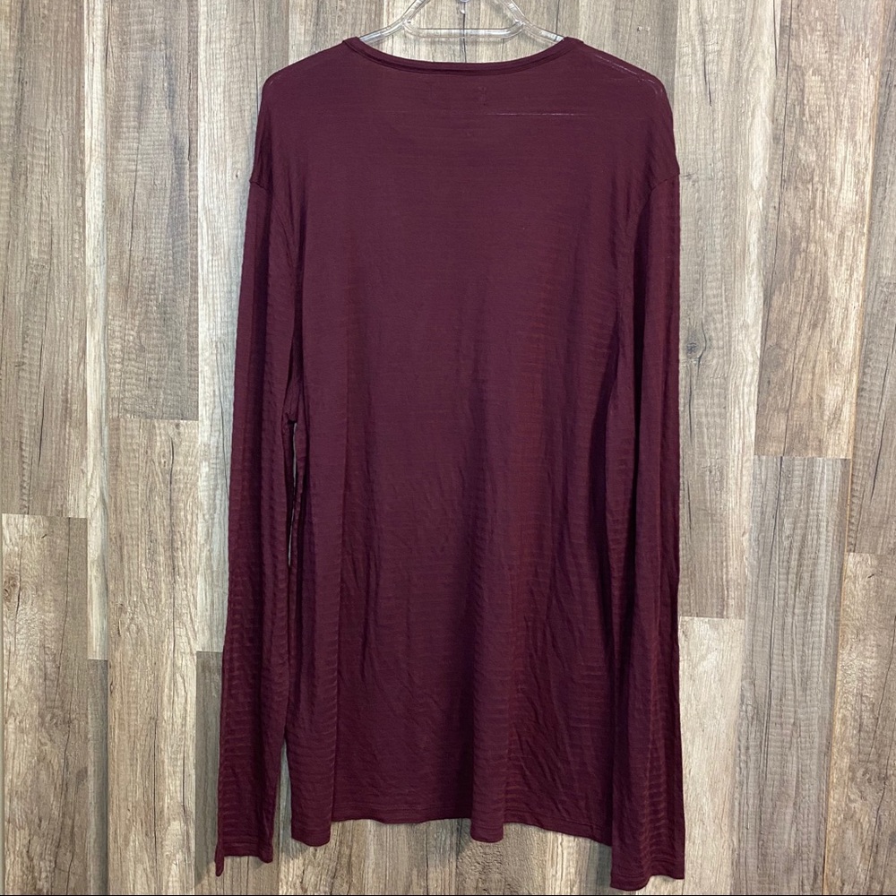 Nordstrom Calibrate Texture Stripe Long Sleeve Tee - Picture 3 of 7